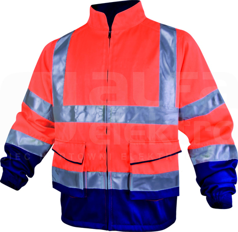 PHVES pomarańczowy fluo-granatowy 3XL Bluza ostrzegawcza PANOSTYLE HV