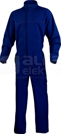 TONC3 granatowy 4XL Kombinezon niepalny/kwasoodp/antyelektr.