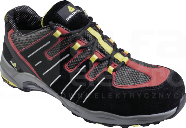 XR302 S1P SRC czarno-czerwony 44 Półbuty welurowe