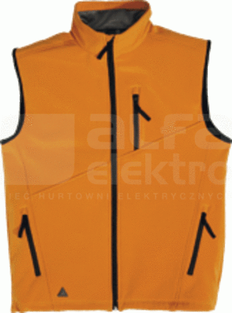 MISSO pomarańczowy S Kamizelka softshell