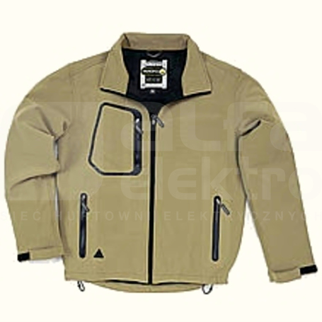 WICK beżowy M Bluza softshell wodoodporno-oddychająca