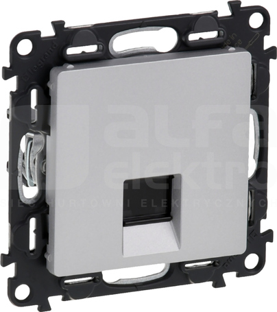 VALENA LIFE 1xRJ45 FTP kat.5e aluminium Gniazdo komputerowe