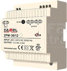 ZPM-30/12 30W 12V Zasilacz impulsowy TH35