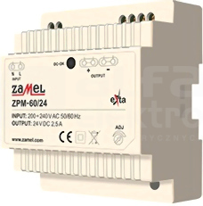 ZPM-60/24 60W 24V Zasilacz impulsowy TH35