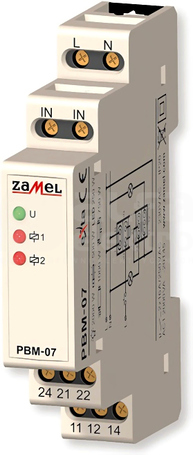 PBM-07 230VAC Przekaźnik bistabilny 2-polowy