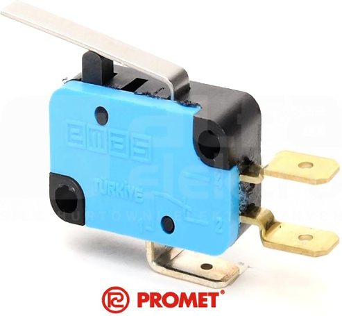 MK1KIM2 1NO+1NC Mikroprzełącznik dźwignia średnia