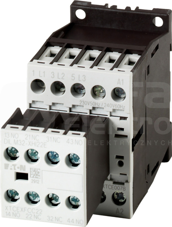 DILM7-22 7A 3,0kW 2NO+2NC 230/240VAC Stycznik 3P
