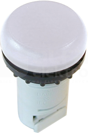 M22-LC-W BIAŁA PŁASKA IP67 Lampka sygnalizacyjna