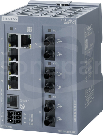 SCALANCE XB205-3 5xRJ45 3xMM FO ST Switch