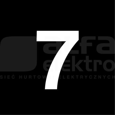 87TQ18 7 czarna TABLICZKA OPISOWA PRZYCISKU
