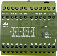 PNOZ 10 24VAC 6n/o 4n/c Przekaźnik bezpieczeństwa wył.aw/drzwi och/kurt.św