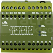PNOZ 10 110-120VAC 6n/o 4n/c Przekaźnik bezpieczeństwa wył.aw/drzwi och/kurt.św