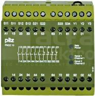 PNOZ 10 24VDC 6n/o 4n/c Przekaźnik bezpieczeństwa wył.aw/drzwi och/kurt.św