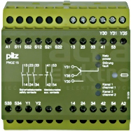 PNOZ 15 24VDC 3n/o 1n/o 1n/c Przekaźnik bezpieczeństwa wył.aw/drzwi och/kurt.św