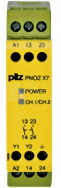 PNOZ X7 240VAC 2n/o Przekaźnik bezpieczeństwa wył.aw/drzwi och/kurt.św