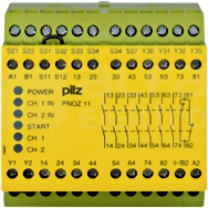 PNOZ 11 230-240VAC 24VDC 7n/o 1n/c Przekaźnik bezpieczeństwa wył.aw/drzwi och/kurt.św