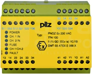 PNOZ EX 230VAC 3n/o 1n/c Przekaźnik bezpieczeństwa wył.aw/drzwi och/kurt.św