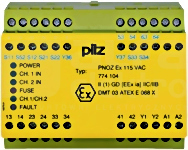 PNOZ EX 115VAC 3n/o 1n/c Przekaźnik bezpieczeństwa wył.aw/drzwi och/kurt.św