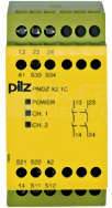 PNOZ X2.1C 24VAC/DC 2n/o Przekaźnik bezpieczeństwa wył.aw/drzwi och/kurt.św