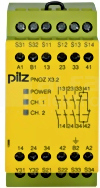 PNOZ X3.2 230VAC 24VDC 3n/o 1n/c 1so Przekaźnik bezpieczeństwa wył.aw/drzwi och/kurt.św