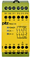 PNOZ X3 42VAC 24VDC 3n/o 1n/c 1so Przekaźnik bezpieczeństwa wył.aw/drzwi och/kurt.św
