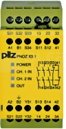 PNOZ X3.1 230VAC 24VDC 3n/o 1n/c 1so Przekaźnik bezpieczeństwa wył.aw/drzwi och/kurt.św