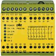 PNOZ X9 200-230VAC 24VDC 7n/o 2n/c 2so Przekaźnik bezpieczeństwa wył.aw/drzwi och/kurt.św