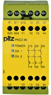 PNOZ X6 24VAC 24VDC 3n/o Przekaźnik bezpieczeństwa wył.aw/drzwi och/kurt.św
