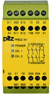 PNOZ X4 24VDC 3n/o 1n/c Przekaźnik bezpieczeństwa wył.aw/drzwi och/kurt.św