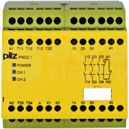PNOZ 1 230-240VAC 3n/o 1n/c Przekaźnik bezpieczeństwa wył.aw/drzwi och/kurt.św