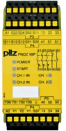 PNOZ X8P C 110VAC 3n/o 2n/c 2so Przekaźnik bezpieczeństwa wył.aw/drzwi och/kurt.św