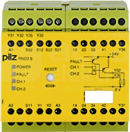 PNOZ 8 24VDC 3n/o 1n/c 2so Przekaźnik bezpieczeństwa wył.aw/drzwi och/kurt.św