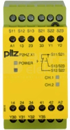 P2HZ X1 24VAC 3n/o 1n/c Przekaźnik bezpieczeństwa kontrola dwuręczna