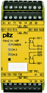 P2HZ X1.10P 24VDC 3n/o 1n/c 2so Przekaźnik bezpieczeństwa kontrola dwuręczna