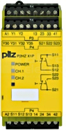 P2HZ X1P 120VAC 3n/o 1n/c 2so Przekaźnik bezpieczeństwa kontrola dwuręczna