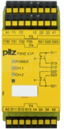 P2HZ X1P C 110VAC 3n/o 1n/c 2so Przekaźnik bezpieczeństwa kontrola dwuręczna