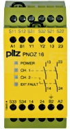 PNOZ 16 110VAC 24VDC 2n/o Przekaźnik bezpieczeństwa mata naciskowa