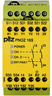 PNOZ 16S 115VAC 24VDC 2n/o 2so Przekaźnik bezpieczeństwa mata naciskowa