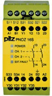 PNOZ 16S 230VAC 24VDC 2n/o 2so Przekaźnik bezpieczeństwa mata naciskowa