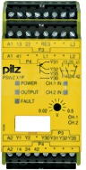 PSWZ X1P 0,5V /24-240VACDC 2n/o 1n/c 2so Przekaźnik bezpieczeństwa kontrola zatrzymania
