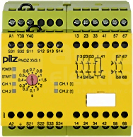 PNOZ XV3.1 3/24-240VACDC 3no 1nc 2no t Przekaźnik bezpieczeństwa nadzór czasowy