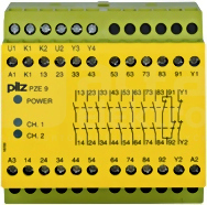 PZE 9 24VDC 8n/o 1n/c Przekaźnik bezpieczeństwa rozszerzenie styków