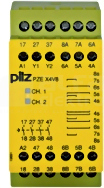 PZE X4V8 24VDC 4n/o Przekaźnik bezpieczeństwa rozszerzenie styków