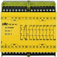 PZE 9P 24VACDC 24-240VACDC 8n/o 1n/c Przekaźnik bezpieczeństwa rozszerzenie styków