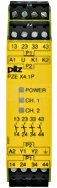 PZE X4.1P 24-240VAC/DC 4n/o Przekaźnik bezpieczeństwa rozszerzenie styków