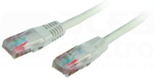 EM/PC-UTP5EPVC-0.5M Kabel krosowy UTP kat.5E 0,5m szary