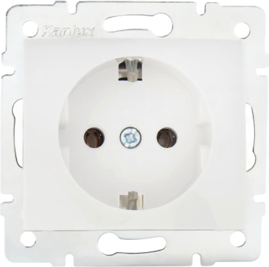 DOMO 01-1220-102 biały Gniazdo 1x Schuko