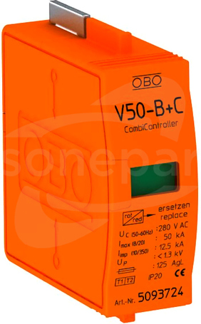 V50-B+C 0-280 OGRANICZNIK PRZEPIĘĆ KLASY B+C