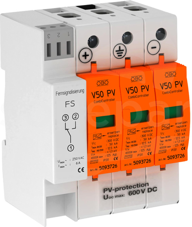 V50-B+C 3-PHFS600 OGRANICZNIK PRZEPIĘĆ KLASY B+C
