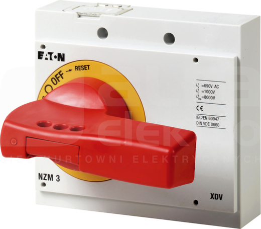 NZM3-XDVR POKRĘTŁO CZERWONO-ŻÓŁTE